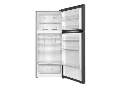 Factory second/Carton damaged TCL 420L Top Mount Fridge – Titanium Grey  Model: TRF491TG